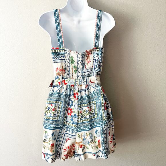 House of Harlow 1960 Parrot Tropical  Multicolor Romper Women’s Size Small - Picture 9 of 15